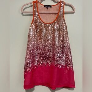Almost famous Sequin Tank Top size XL